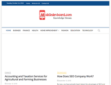 Tablet Screenshot of mobiledevboard.com